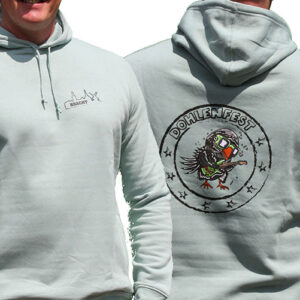 Hoodie mit Rockdohle mintgrün